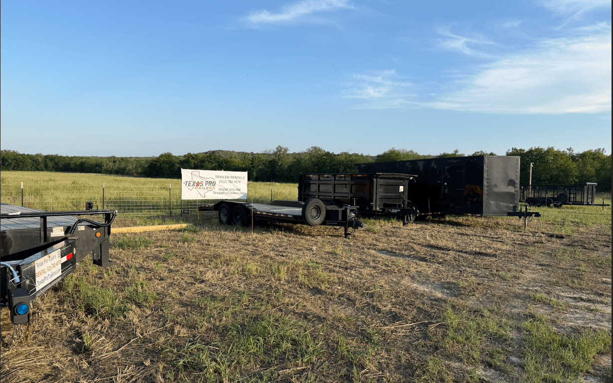 Texas Pro Trailers Commercial Yard